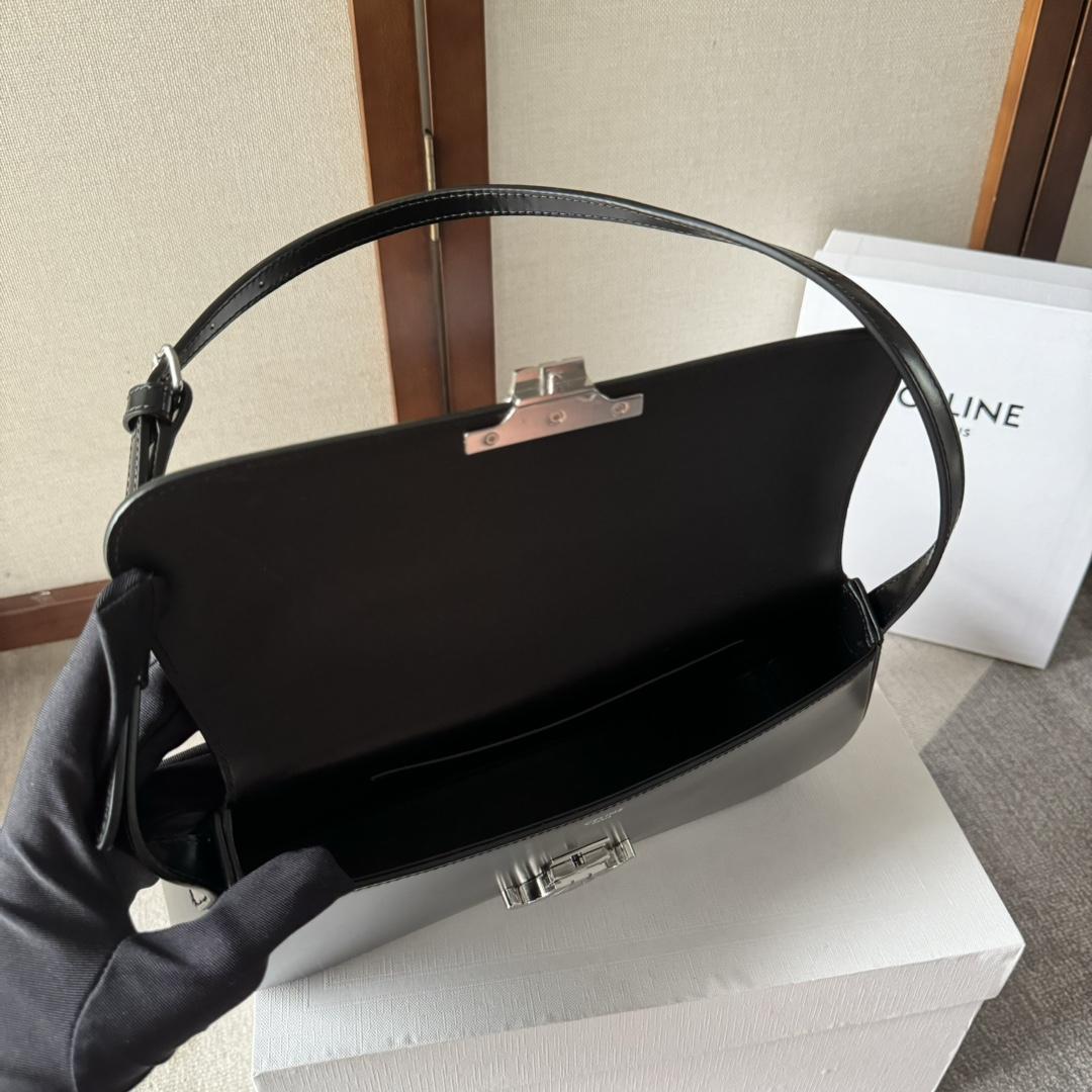 Celine Medium Celine Lola Bag In Shiny Calfskin - DopestKickz