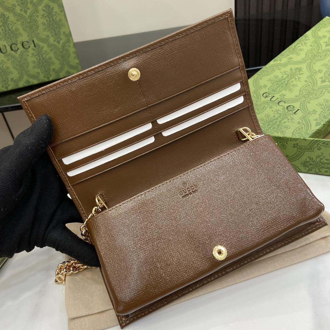 Gucci Horsebit 1955 Wallet With Chain - DopestKickz