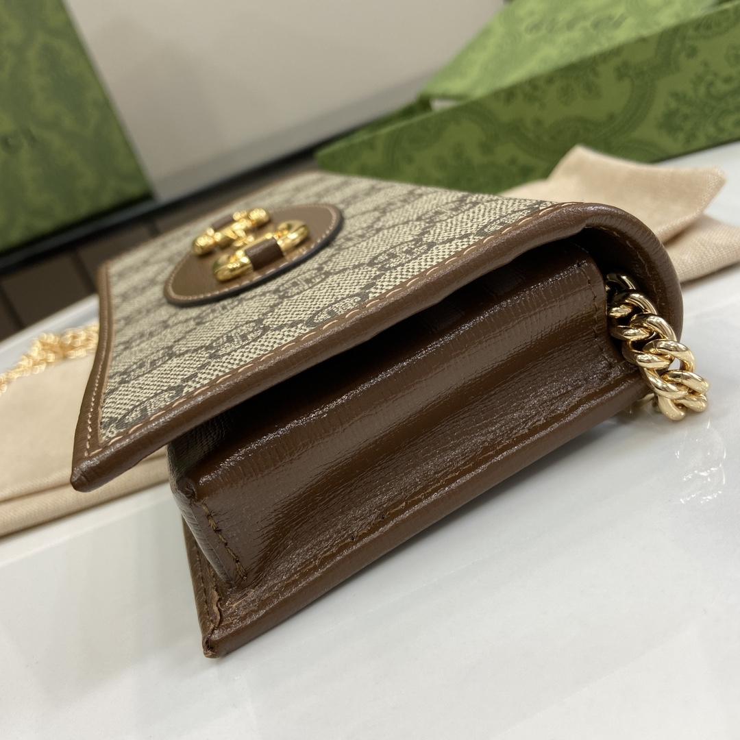 Gucci Horsebit 1955 Wallet With Chain - DopestKickz