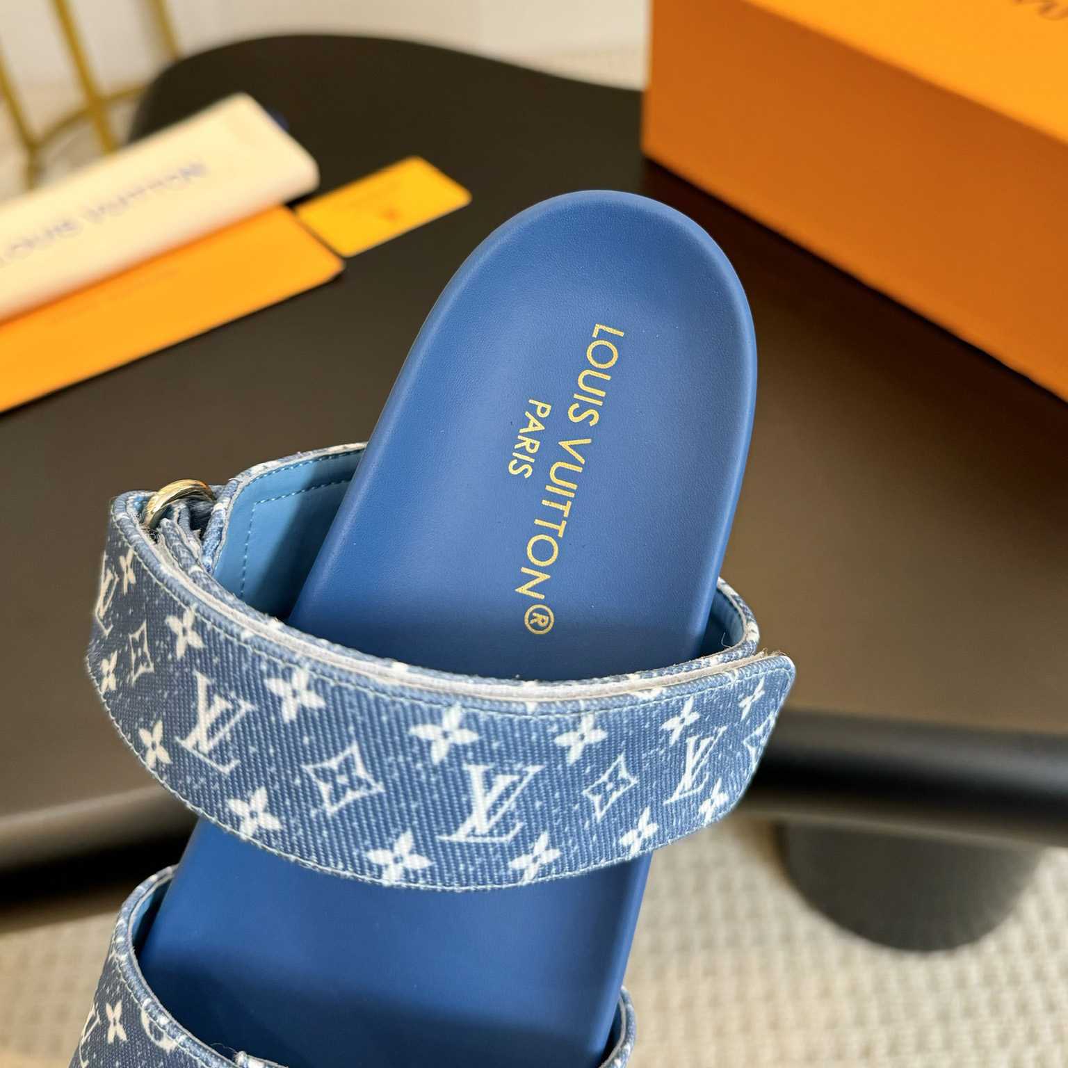 Louis Vuitton Bom Dia Flat Comfort Mule  1AD1BI - DopestKickz