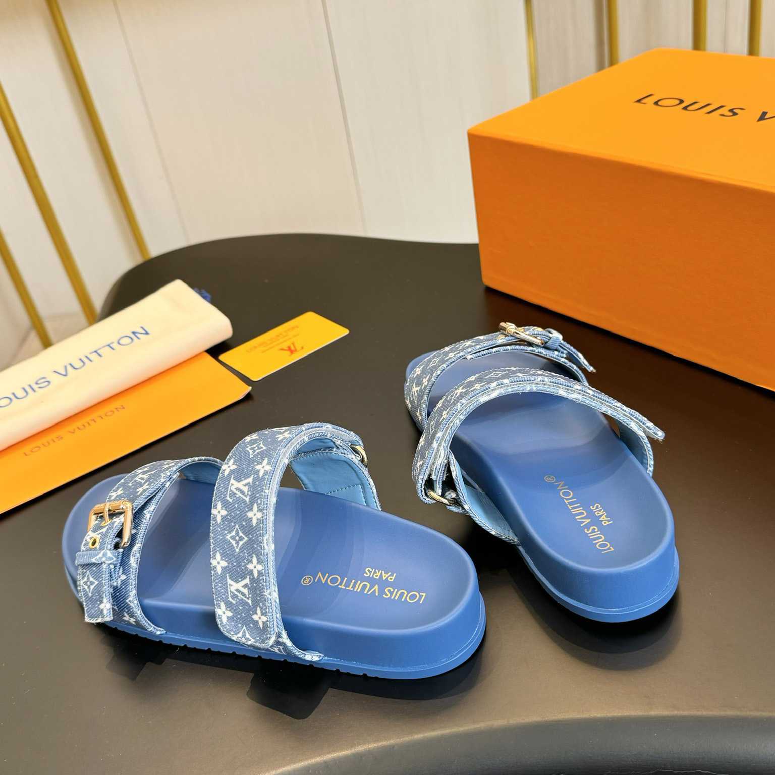 Louis Vuitton Bom Dia Flat Comfort Mule  1AD1BI - DopestKickz