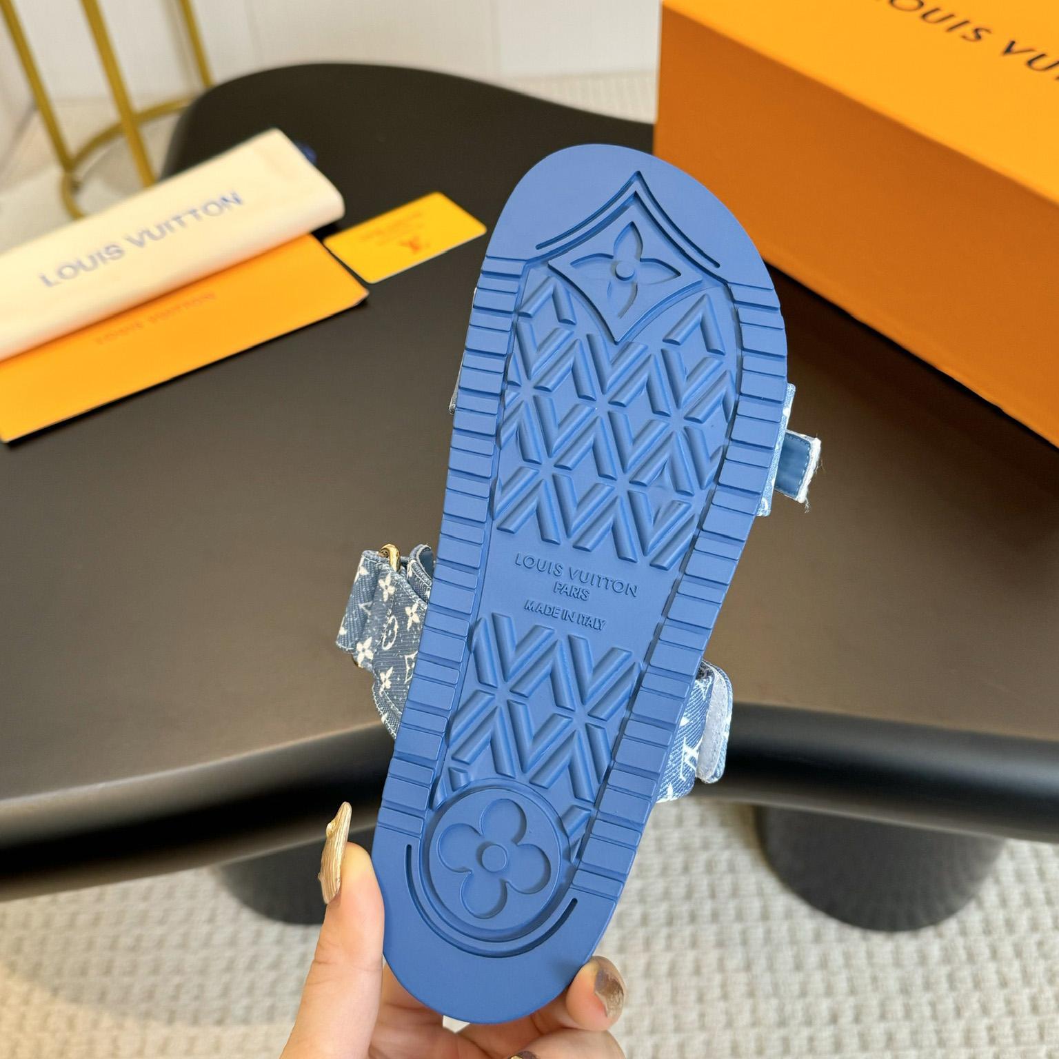 Louis Vuitton Bom Dia Flat Comfort Mule  1AD1BI - DopestKickz