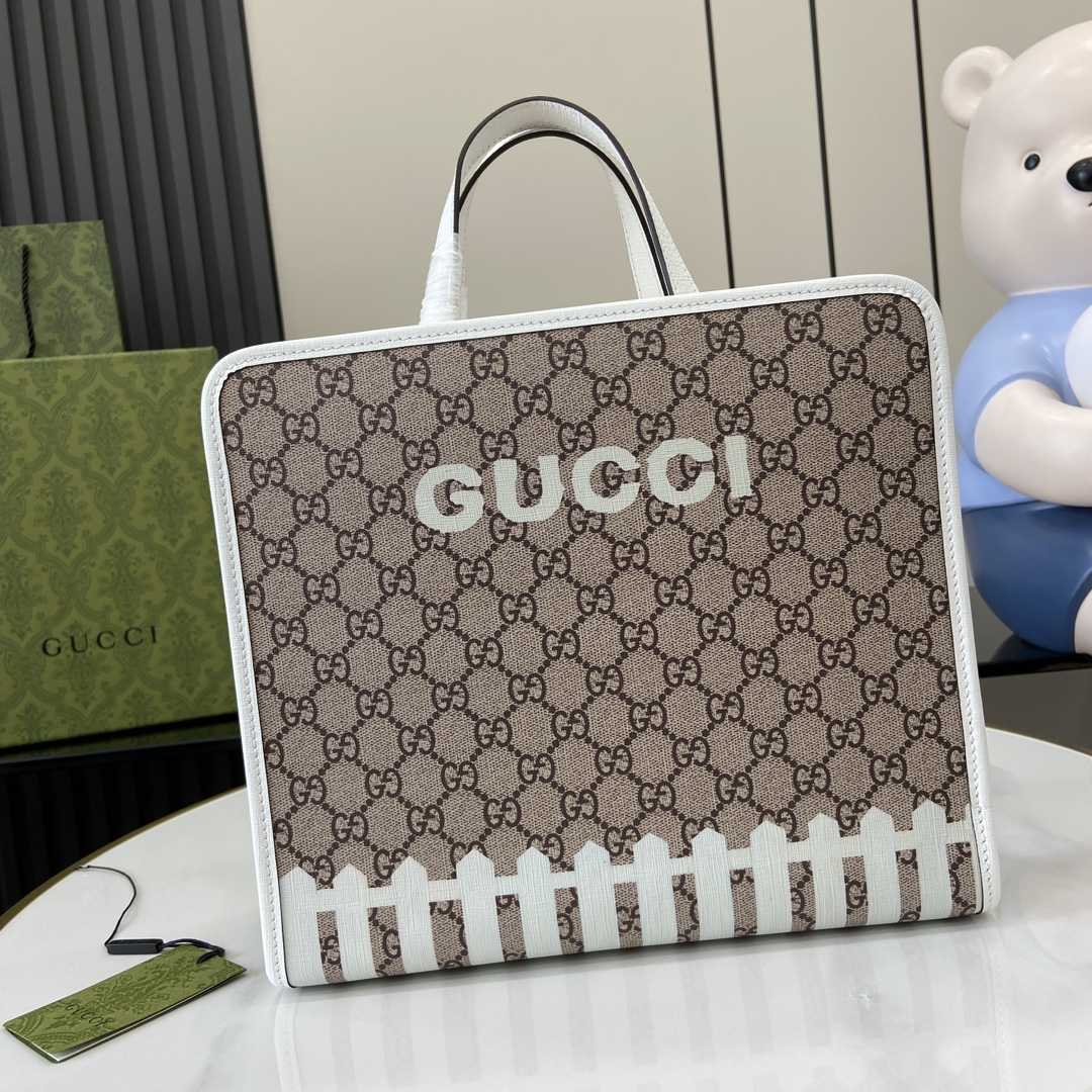Gucci Children's Dog Print Tote Bag - DopestKickz