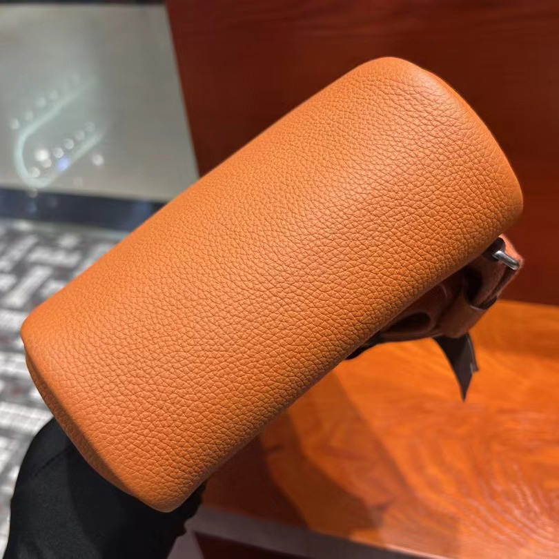 Hermes Orange 'Hac A Dos' Sling Backpack  (18-27-8cm) - DopestKickz