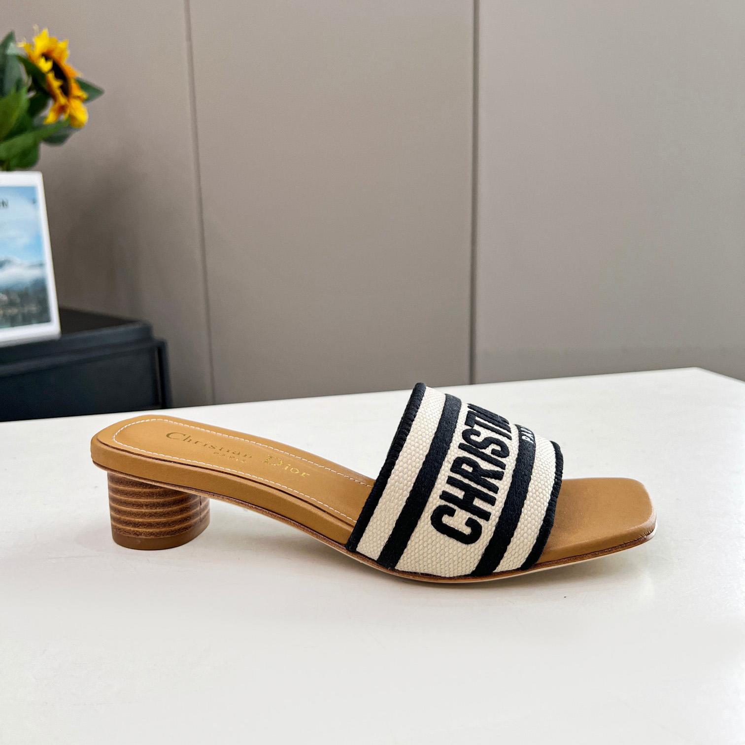 Dior Dioriviera Dway Heeled Slide - DopestKickz