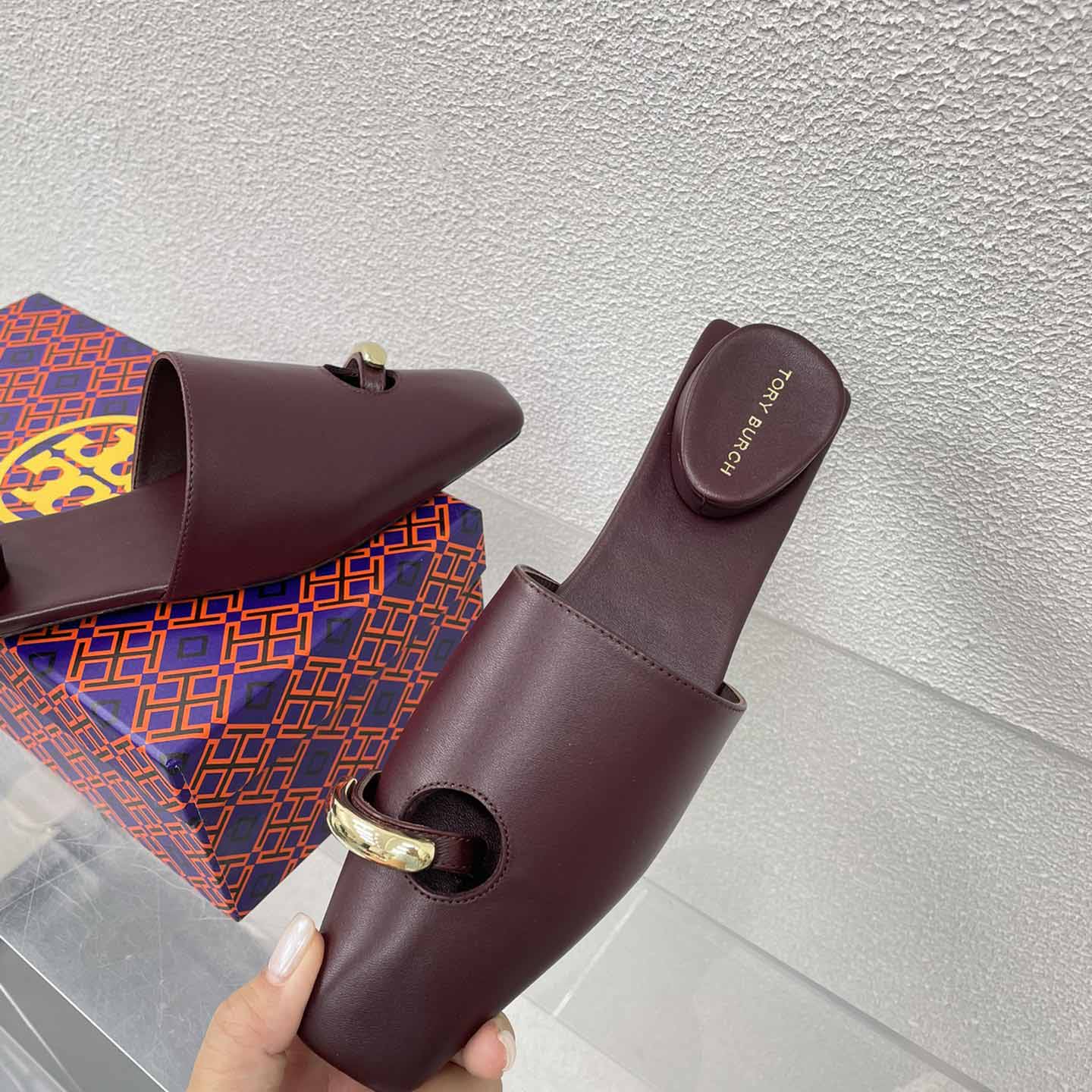 Tory Burch Pierced Mule - DopestKickz