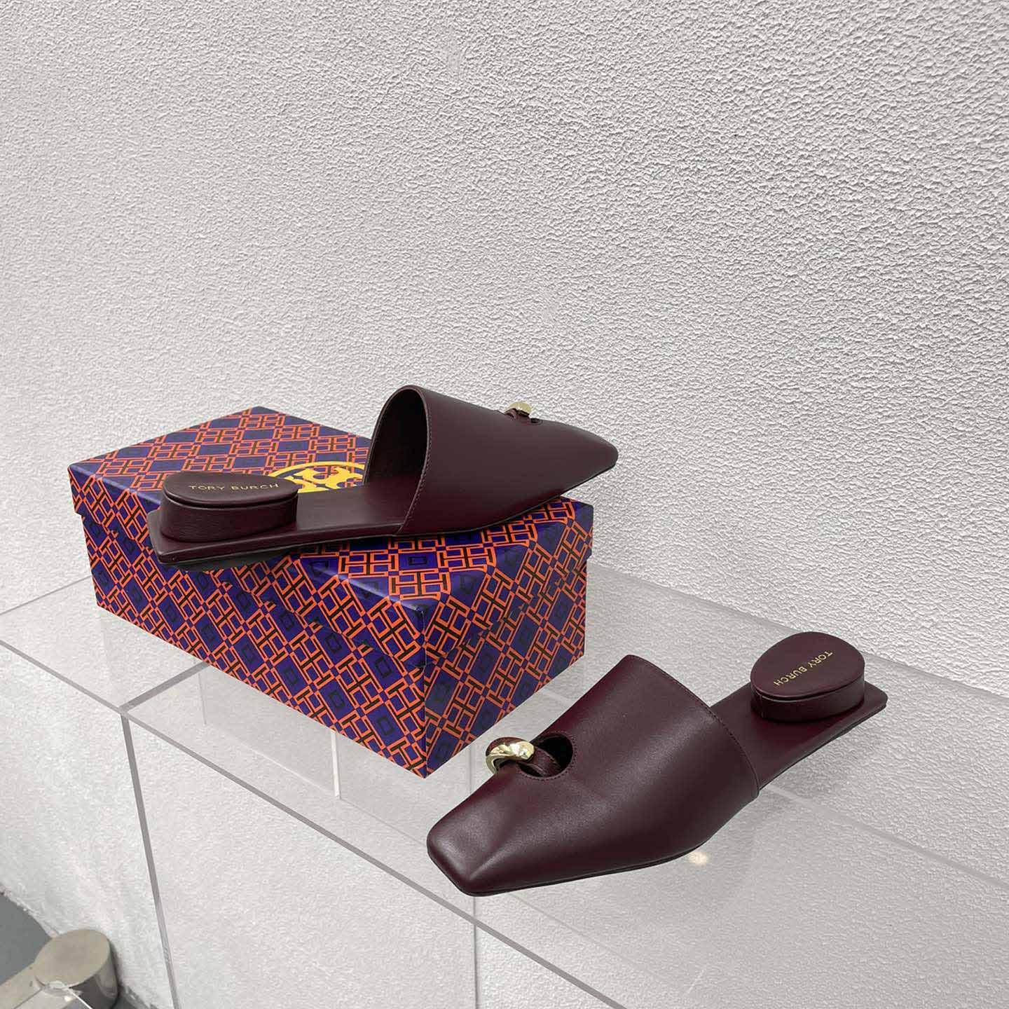 Tory Burch Pierced Mule - DopestKickz