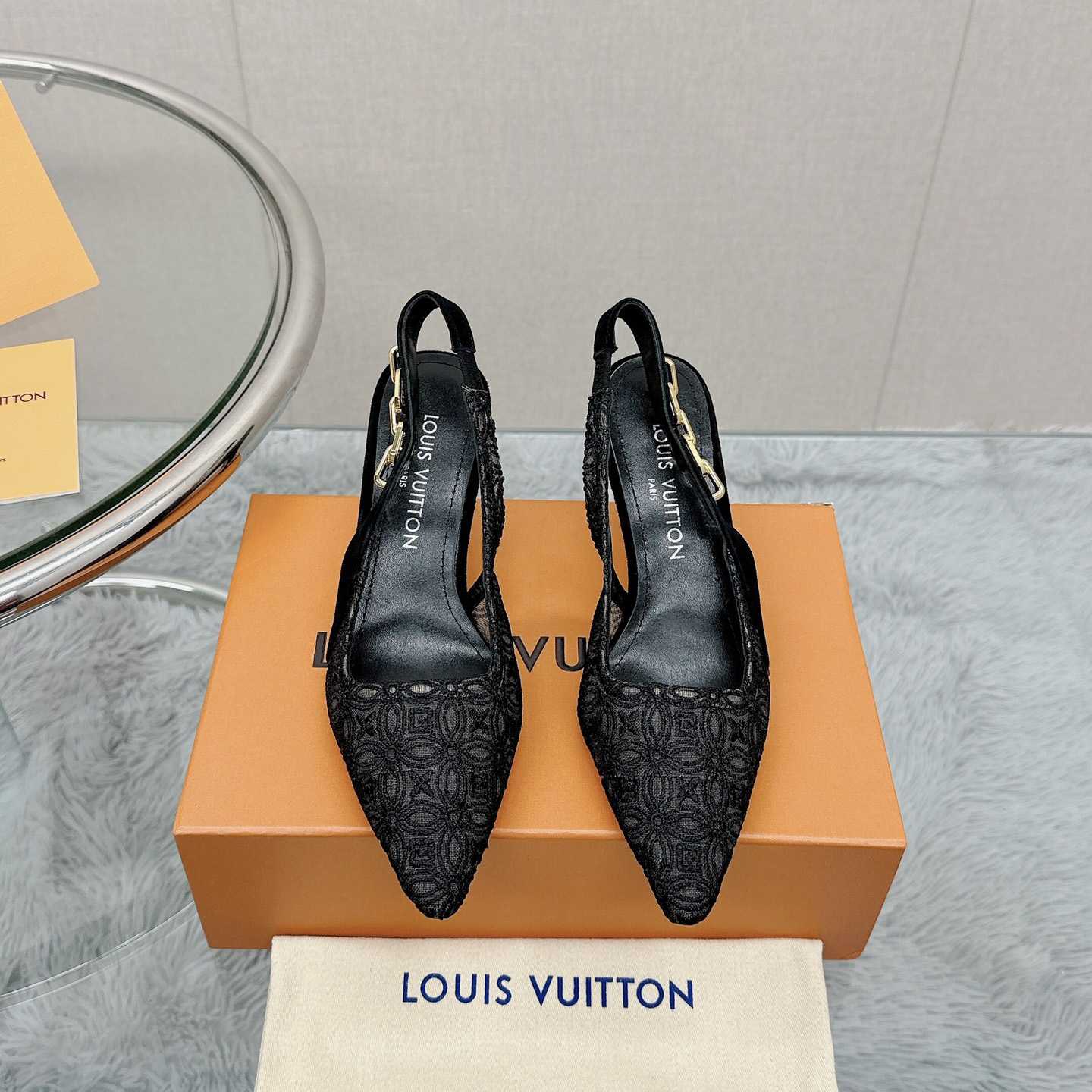 Louis Vuitton Sparkle Slingback Pump   1ACGZE - DopestKickz