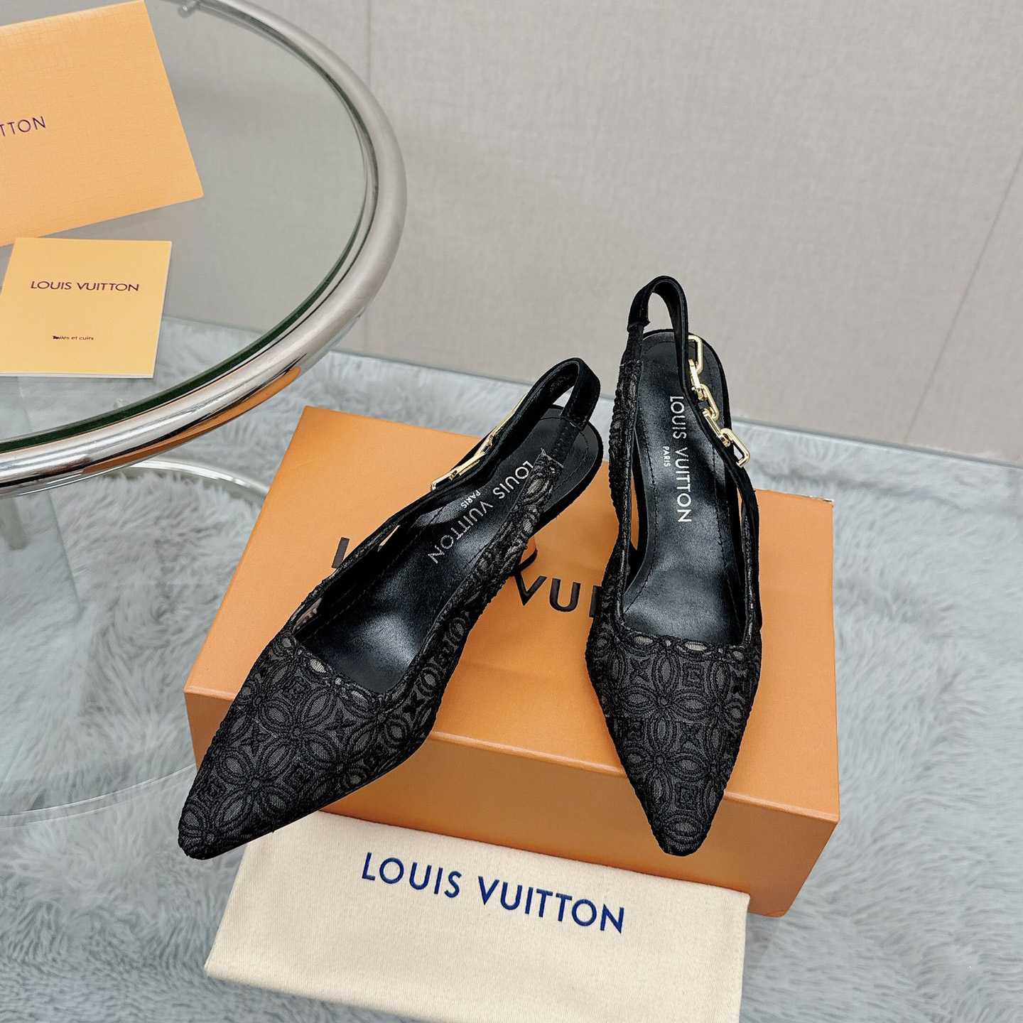 Louis Vuitton Sparkle Slingback Pump   1ACGZE - DopestKickz