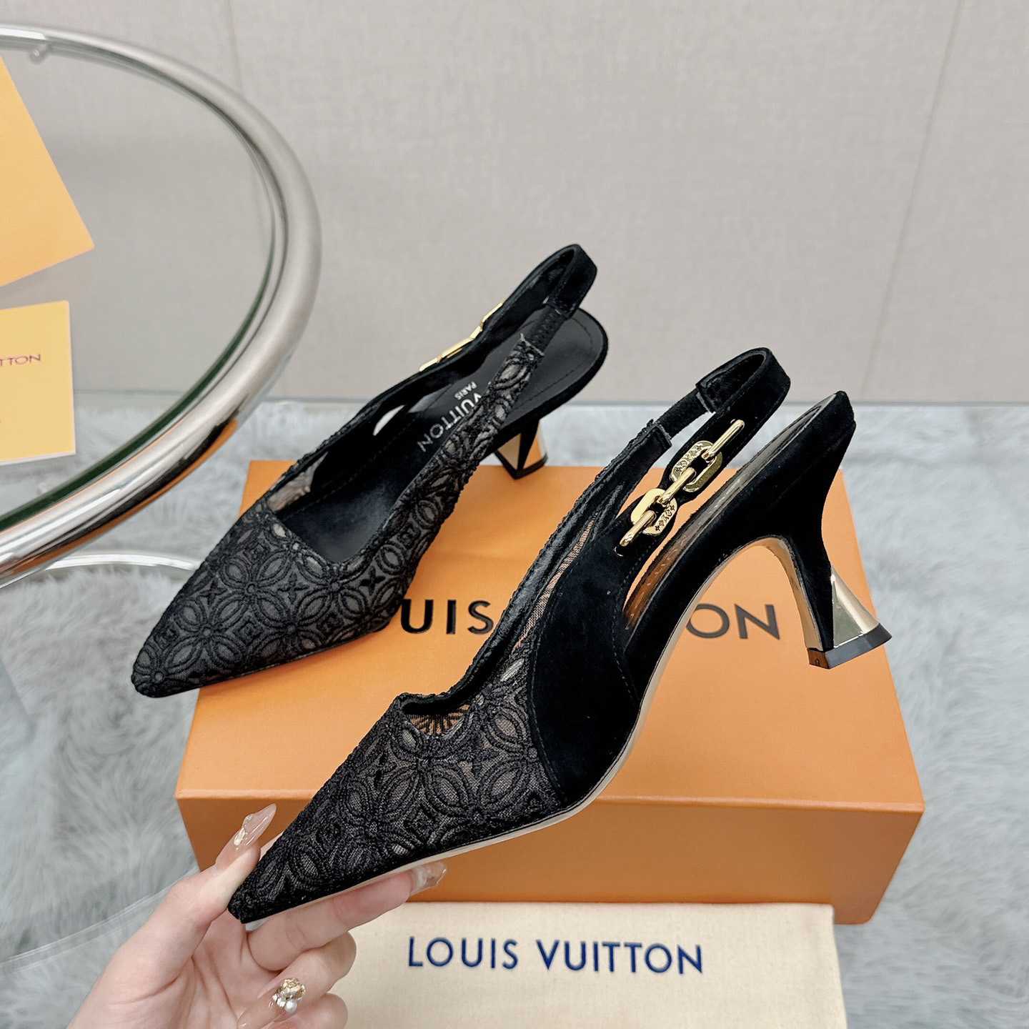 Louis Vuitton Sparkle Slingback Pump   1ACGZE - DopestKickz