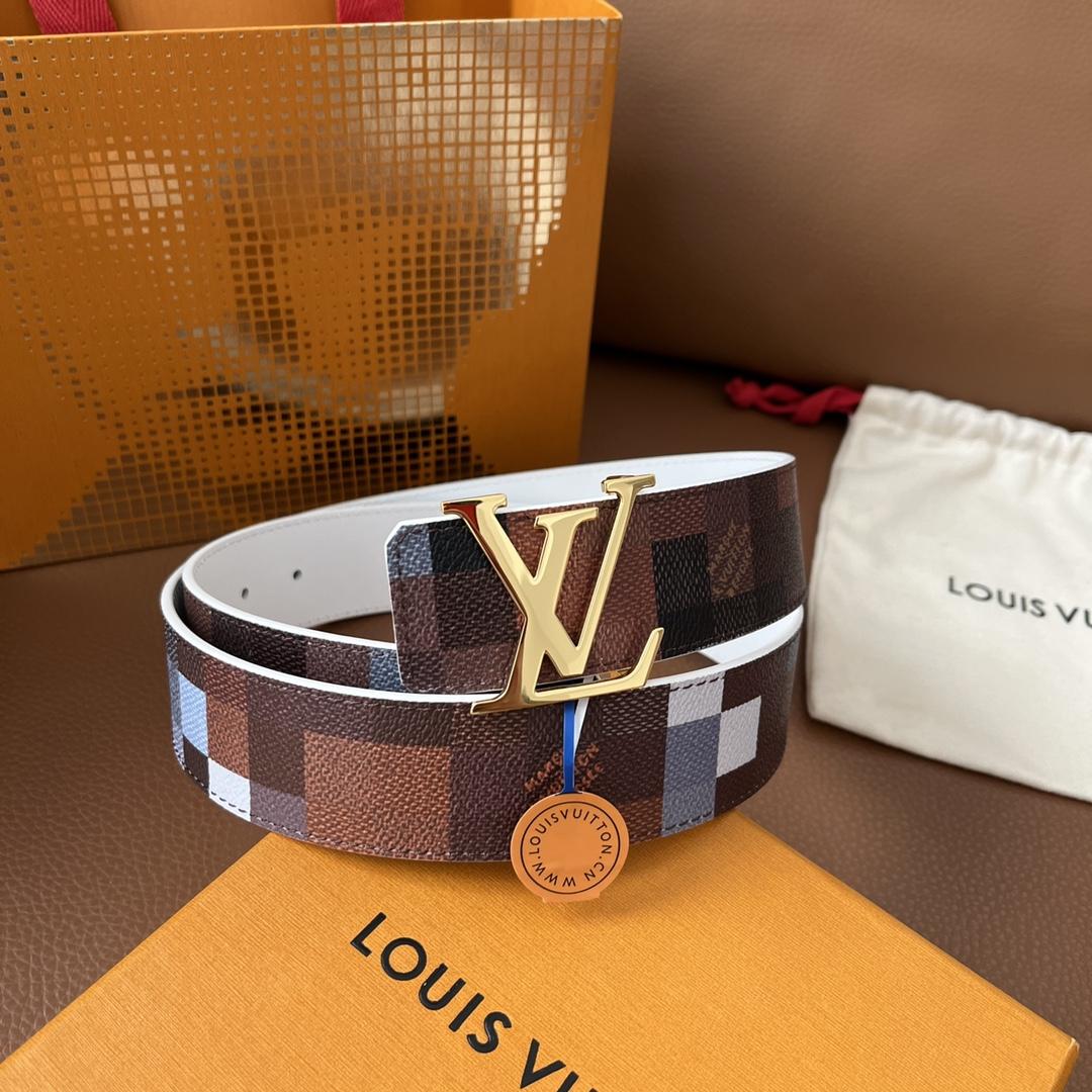 Louis Vuitton LV Initiales 40mm Reversible Belt - DopestKickz