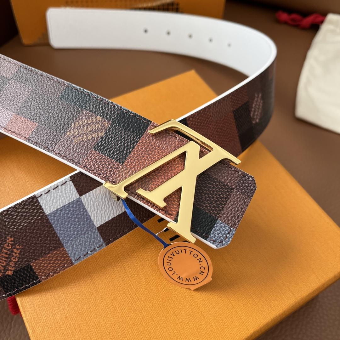 Louis Vuitton LV Initiales 40mm Reversible Belt - DopestKickz