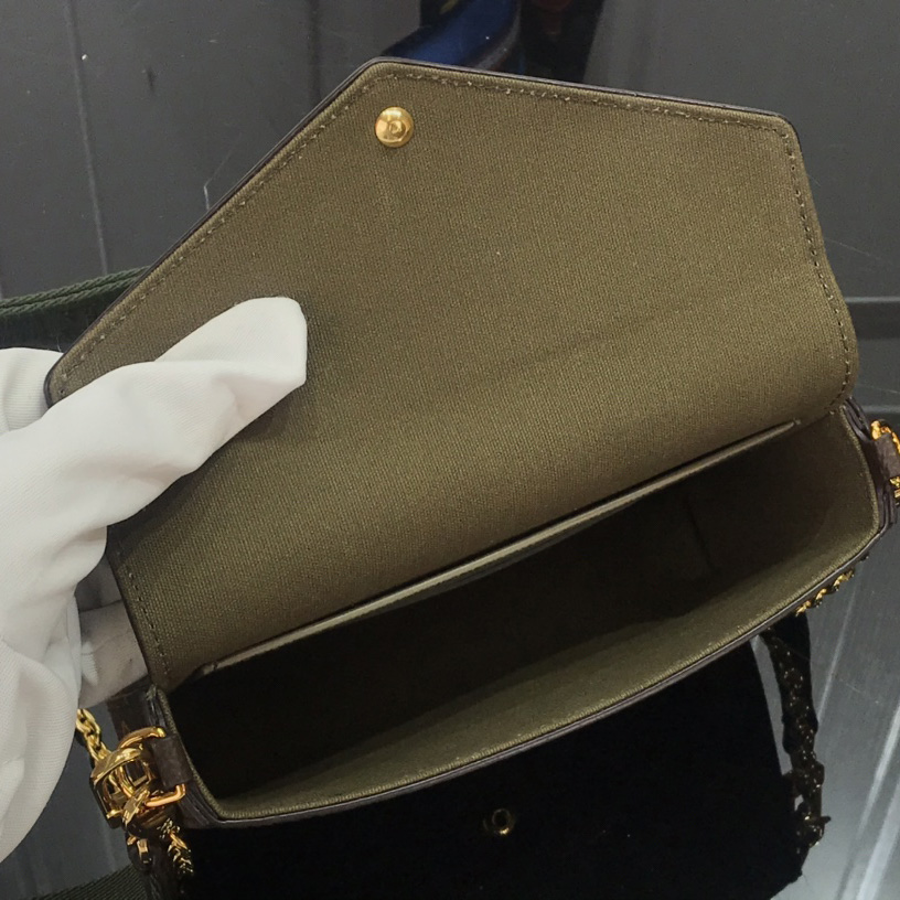 Louis Vuitton Monogram Mini Felicie Multi Bag （ 17-9.5-6.5 cm）  M80091 - DopestKickz