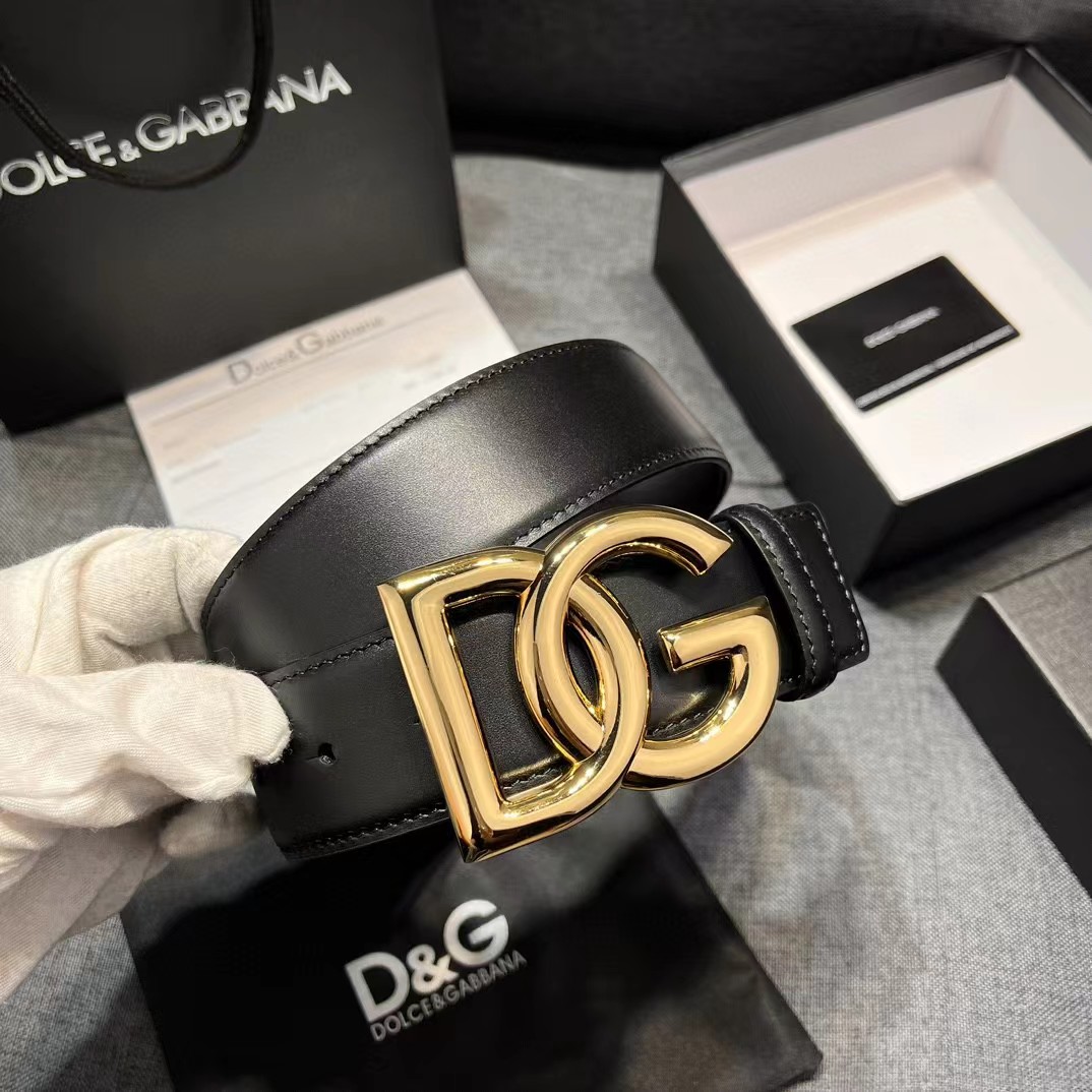 Dolce & Gabbana Leather Belt  - DopestKickz