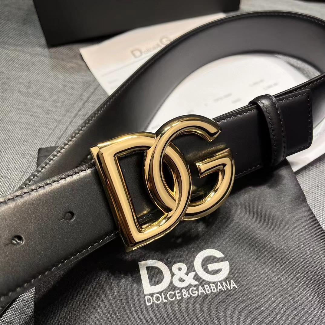 Dolce & Gabbana Leather Belt  - DopestKickz