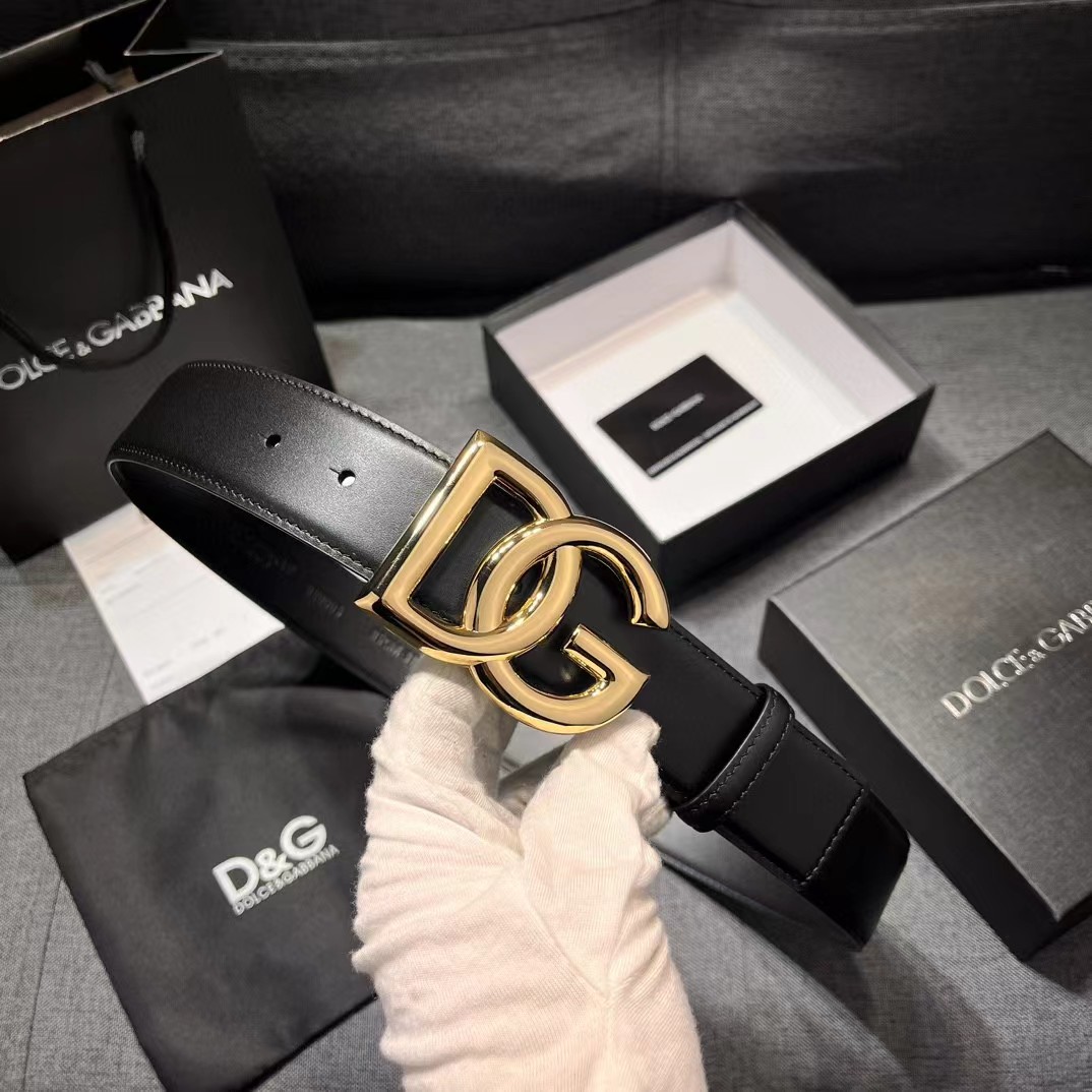 Dolce & Gabbana Leather Belt  - DopestKickz
