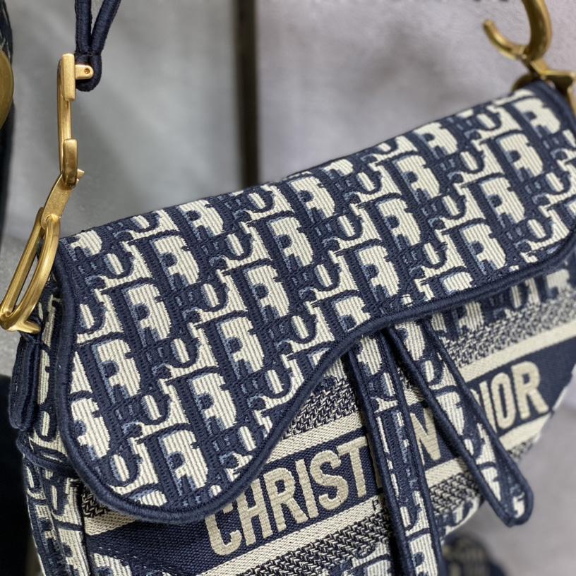 Dior Oblique Saddle Bag   25cm - DopestKickz