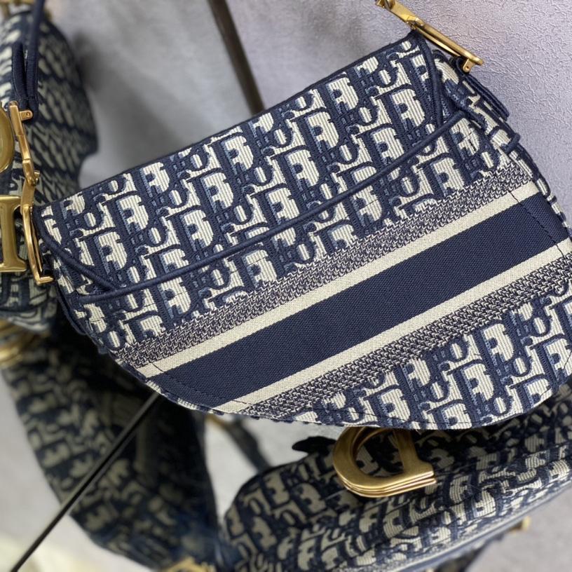 Dior Oblique Saddle Bag   25cm - DopestKickz