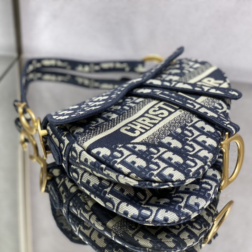 Dior Oblique Saddle Bag   25cm - DopestKickz