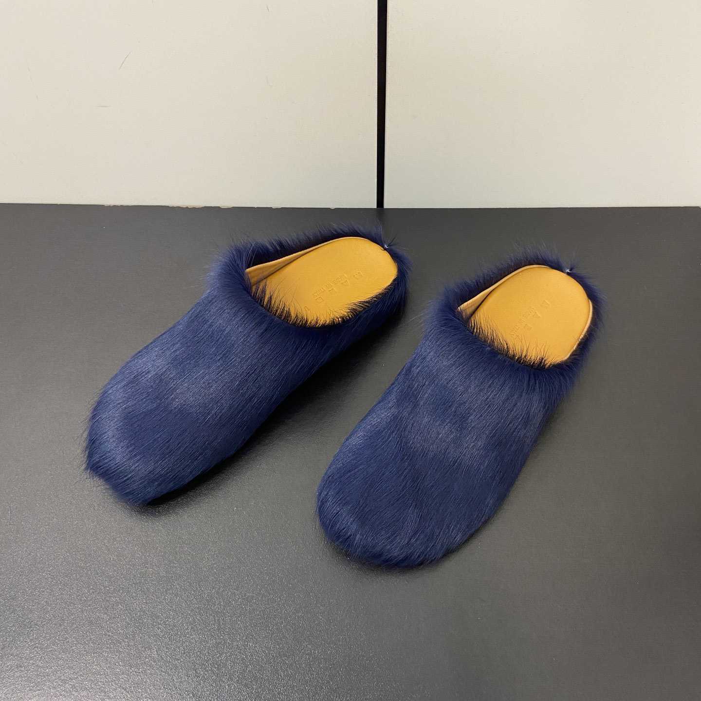 Marni Fussbet Sabot Calf-hair Slippers  - DopestKickz