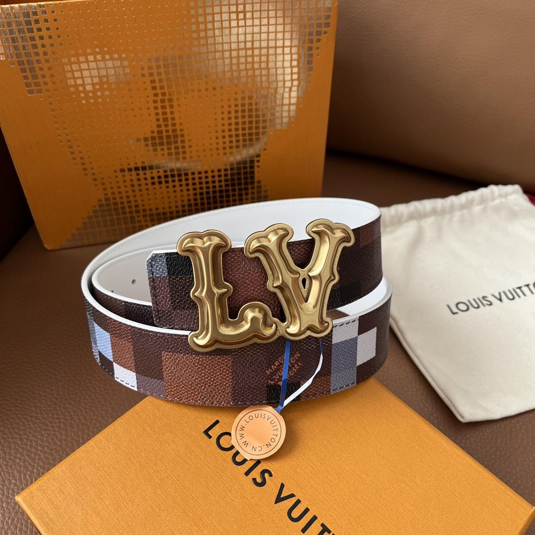Louis Vuitton LV Initiales 40mm Reversible Belt - DopestKickz