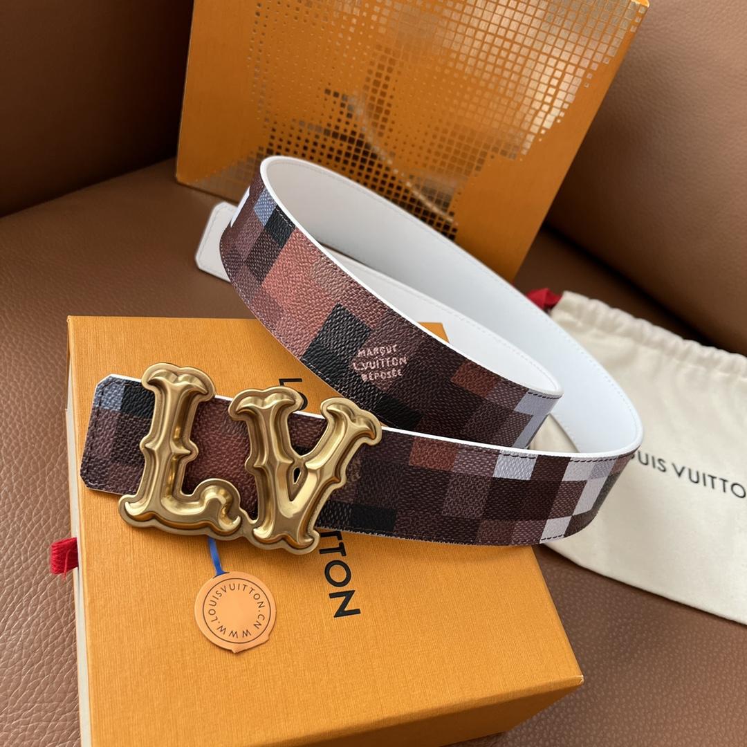 Louis Vuitton LV Initiales 40mm Reversible Belt - DopestKickz