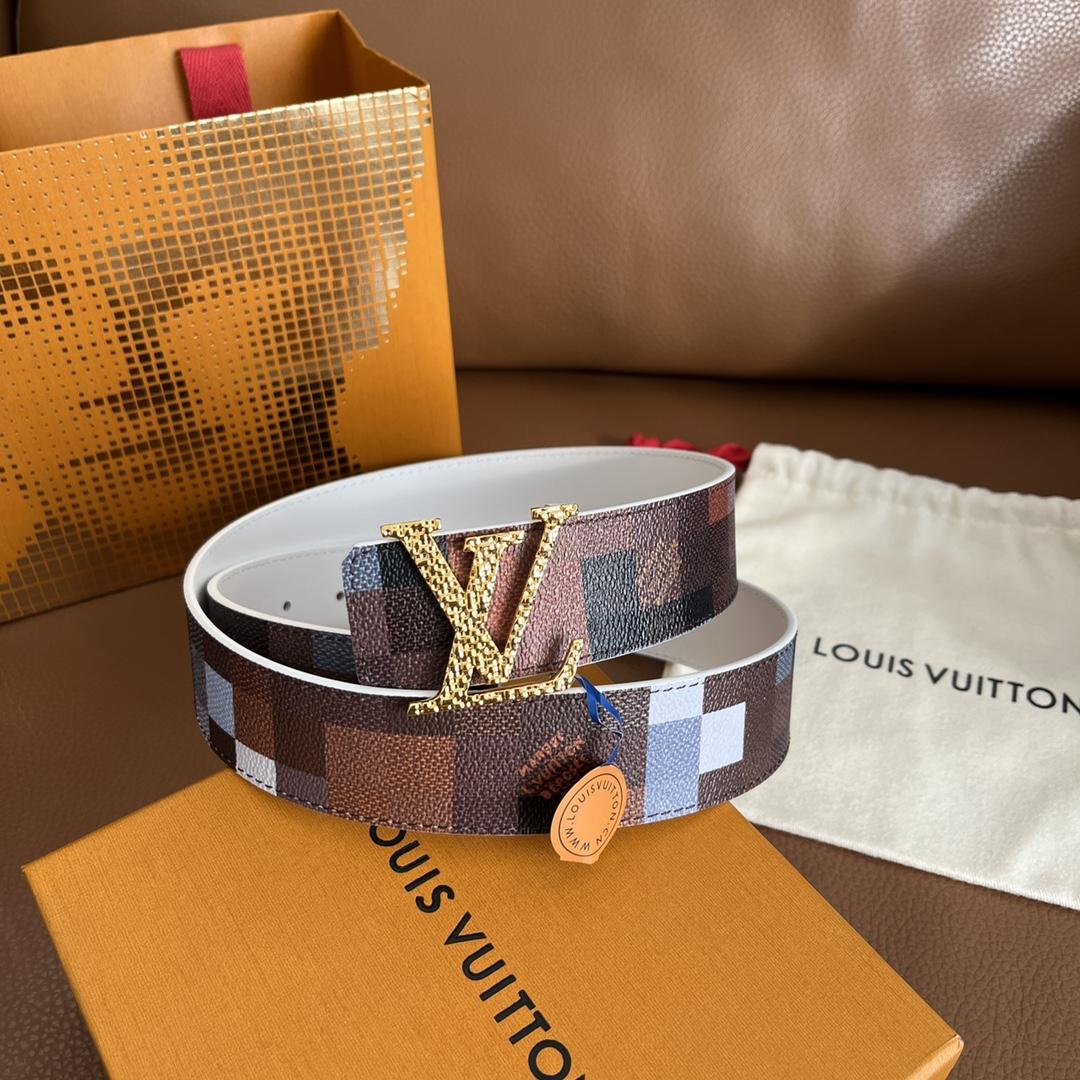 Louis Vuitton LV Initiales 40mm Reversible Belt - DopestKickz