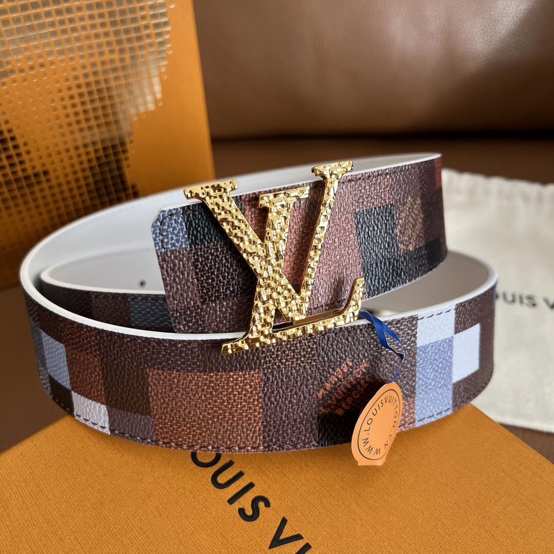 Louis Vuitton LV Initiales 40mm Reversible Belt - DopestKickz