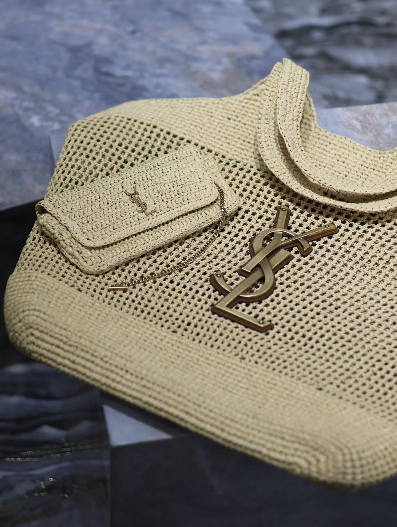 Saint Laurent Icare In Raffia - DopestKickz