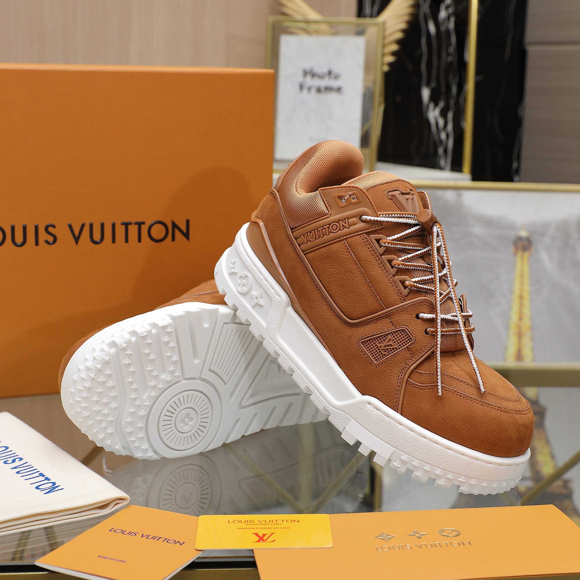 Louis Vuitton LV Trainer Maxi Sneaker   1AD7CK - DopestKickz