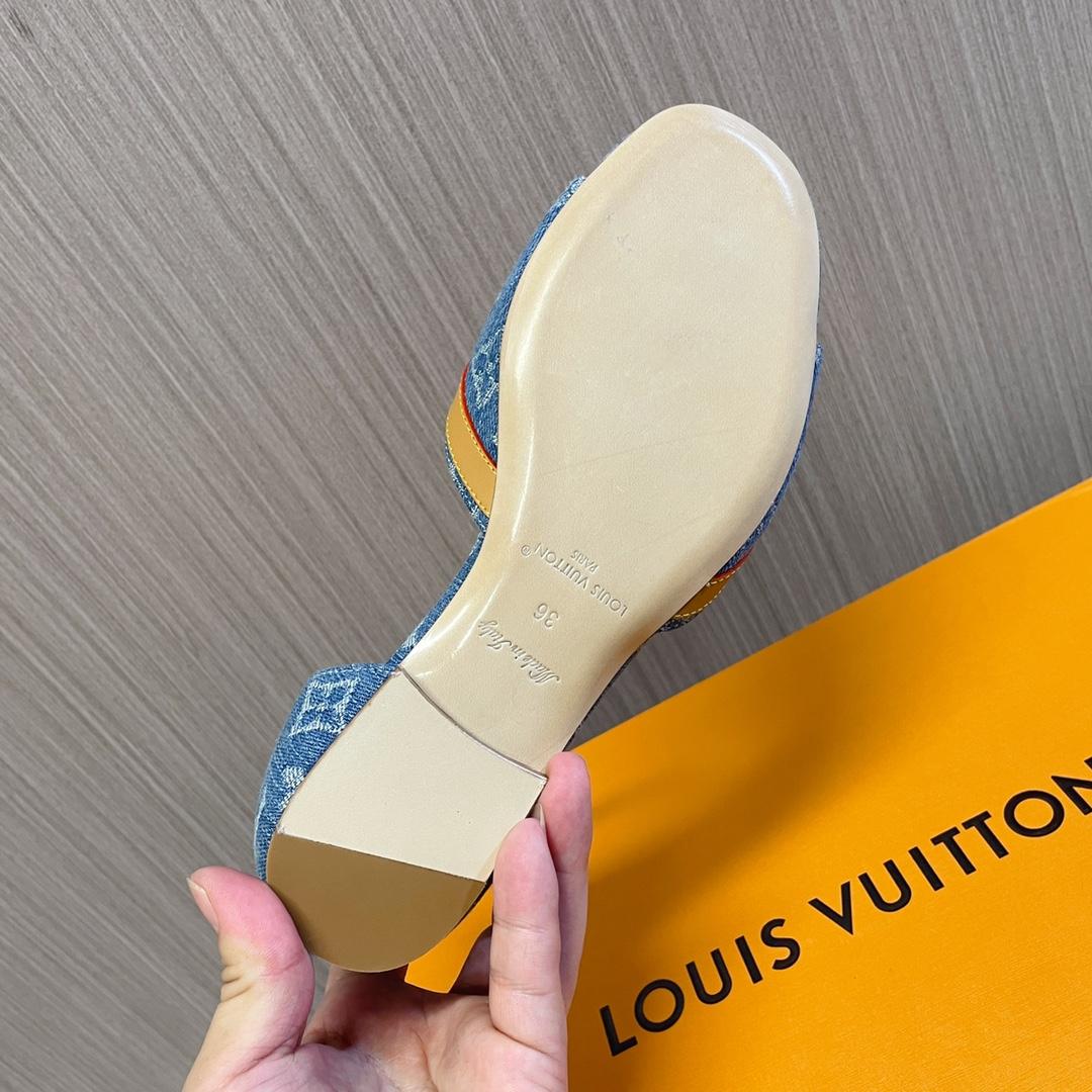 Louis Vuitton Helios Flat Sandal    - DopestKickz