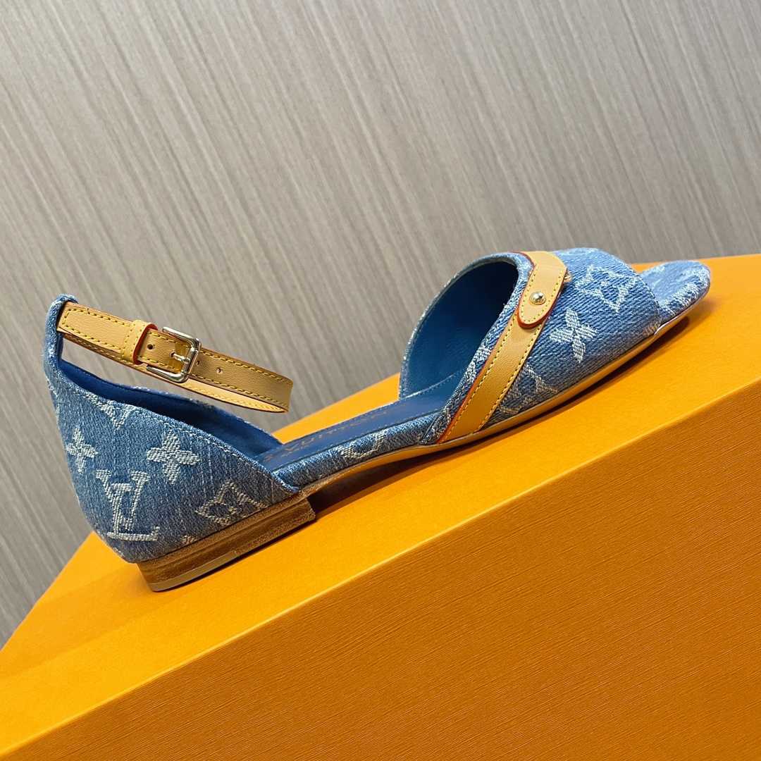 Louis Vuitton Helios Flat Sandal    - DopestKickz