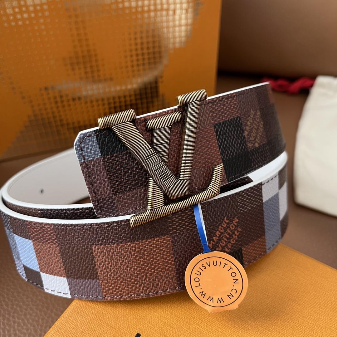 Louis Vuitton LV Initiales 40mm Reversible Belt - DopestKickz