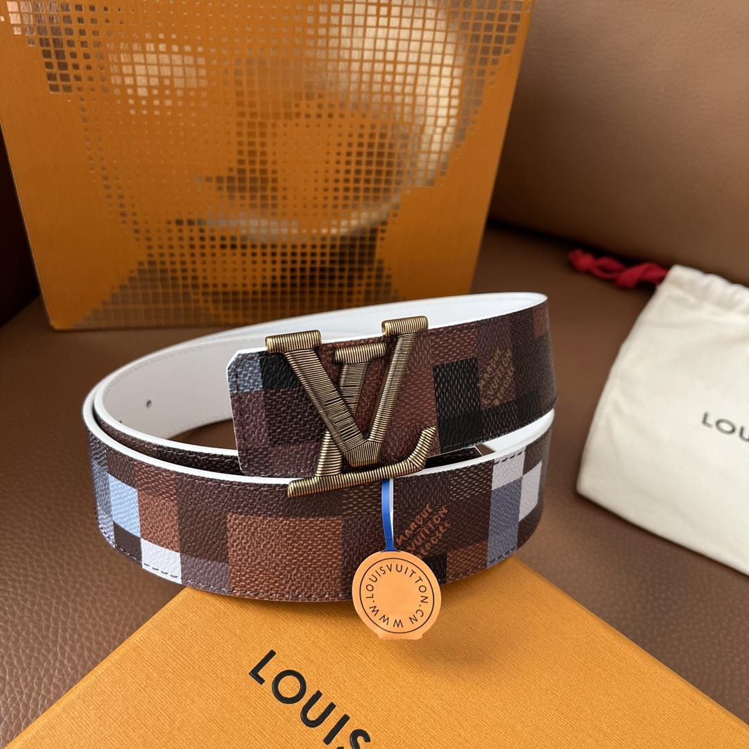 Louis Vuitton LV Initiales 40mm Reversible Belt - DopestKickz