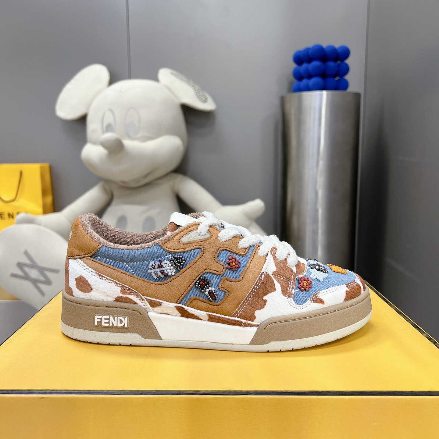 Fendi Match 'Cow Print Denim' - DopestKickz