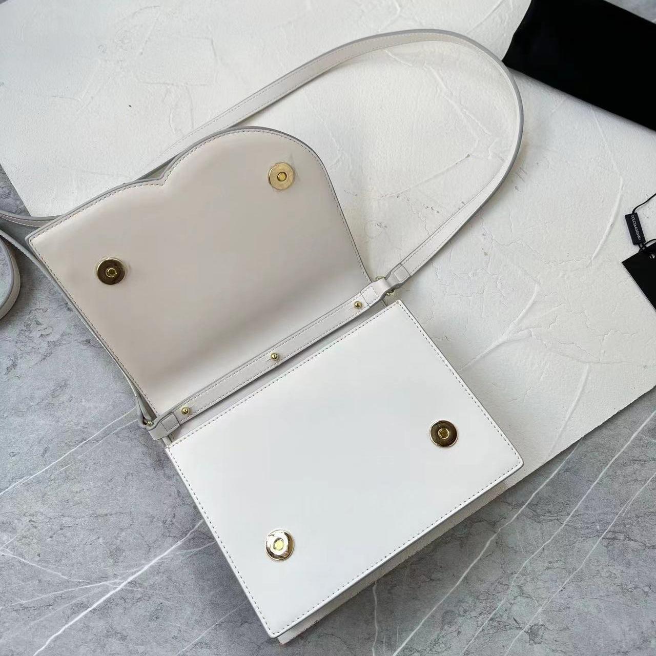 Dolce & Gabbana Calfskin DG Logo Crossbody Bag  (16 x 20 x 5.5cm) - DopestKickz