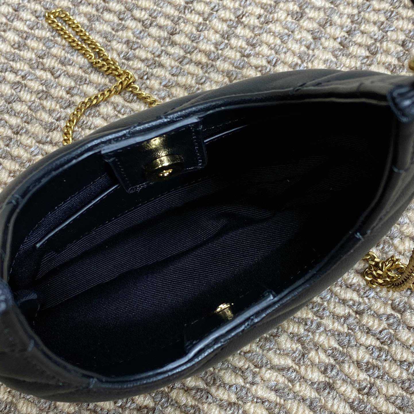 Saint Laurent Sade Hobo In Lambskin - DopestKickz