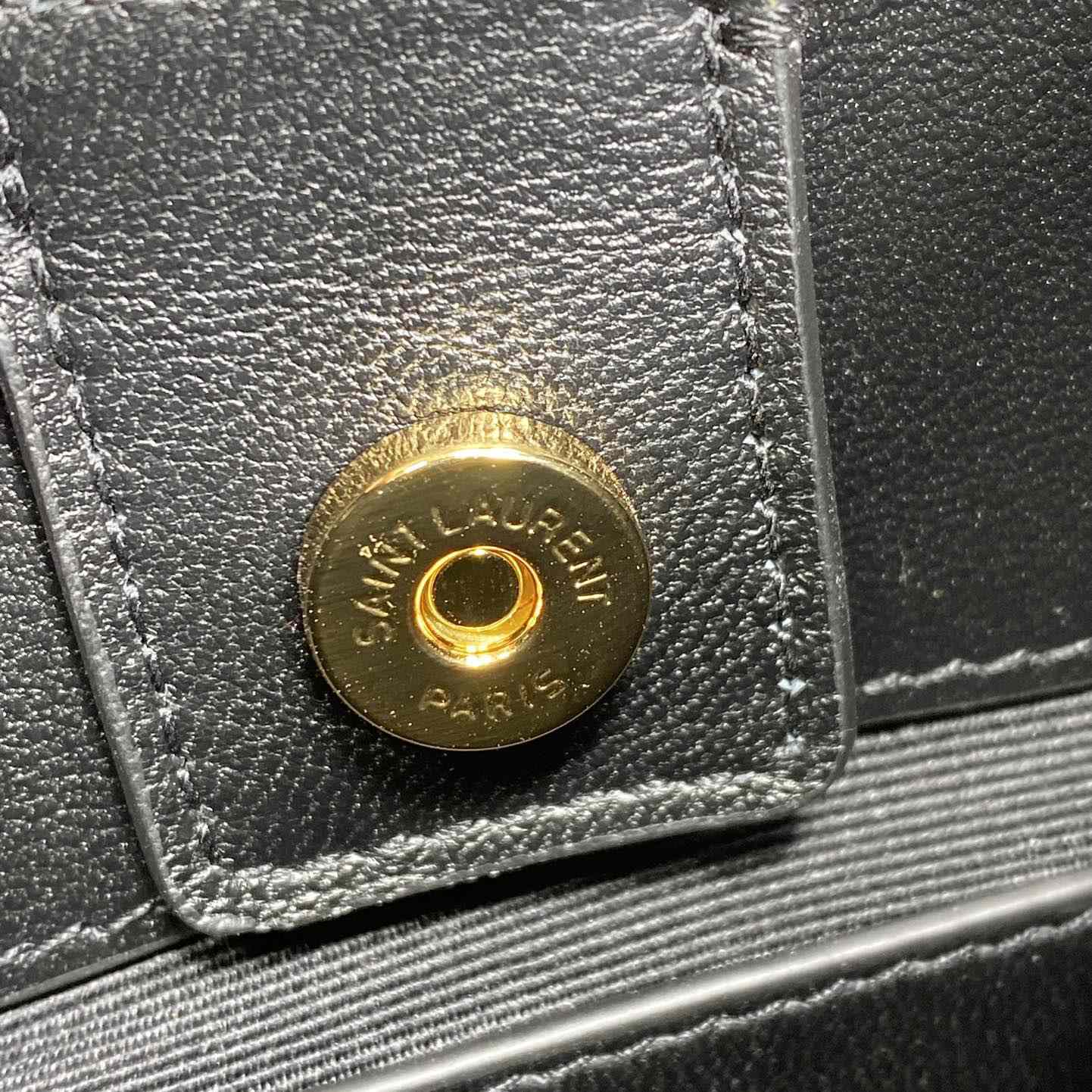 Saint Laurent Sade Hobo In Lambskin - DopestKickz