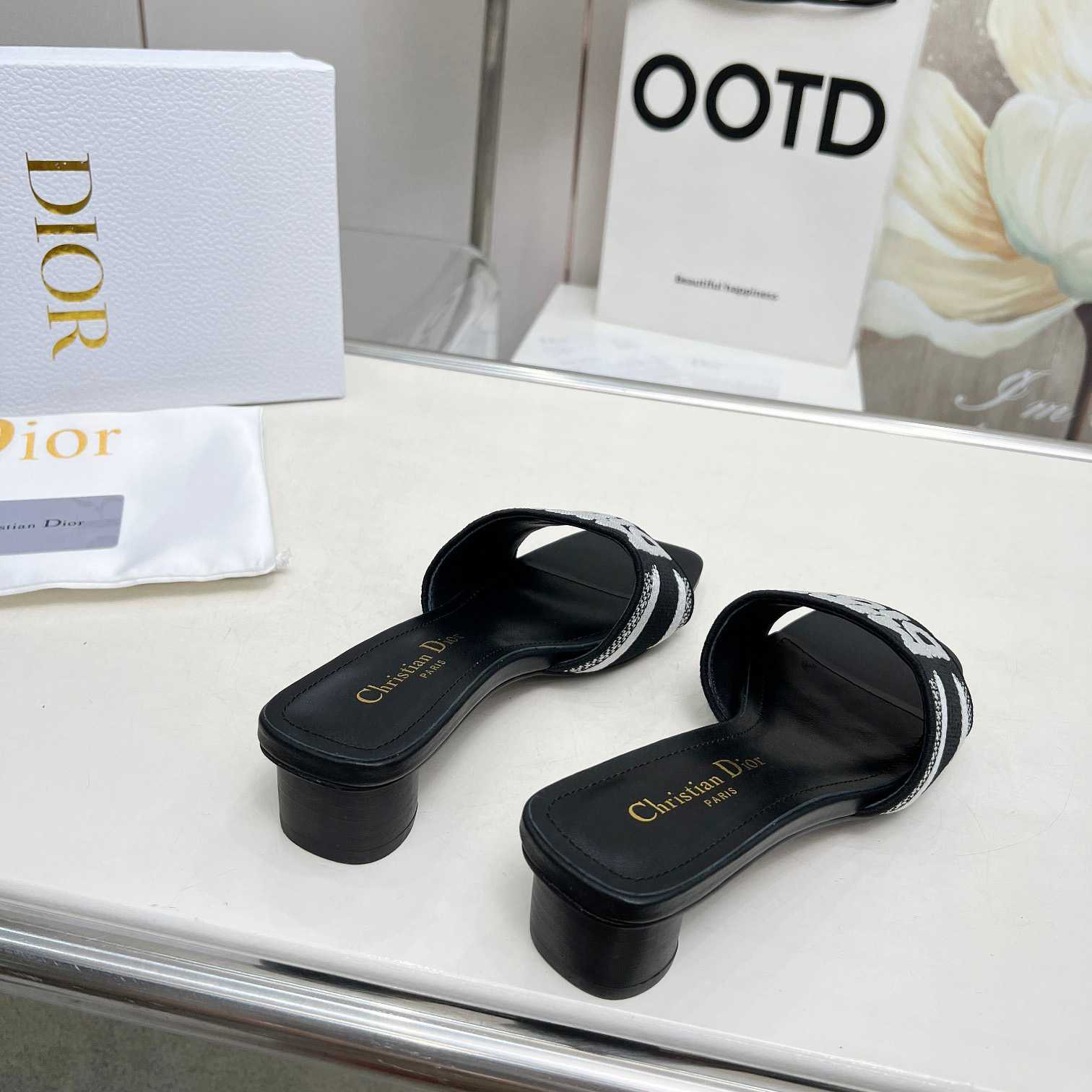 Dior Dway Heeled Slide - DopestKickz