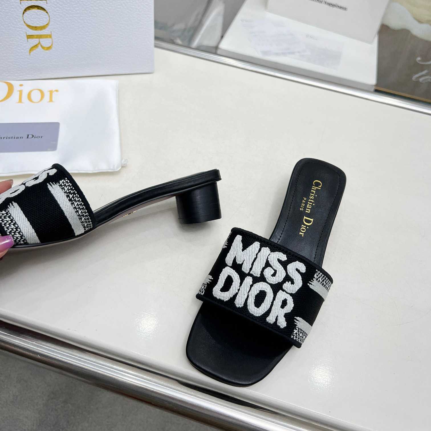 Dior Dway Heeled Slide - DopestKickz