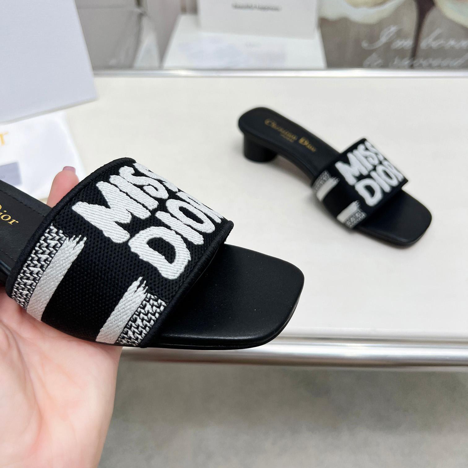 Dior Dway Heeled Slide - DopestKickz