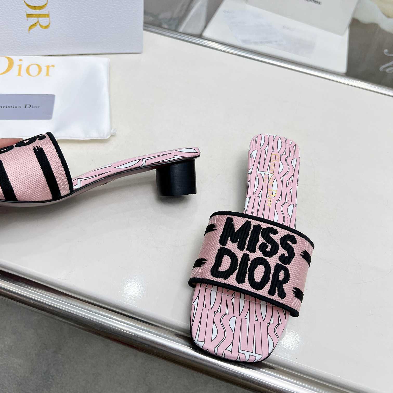 Dior Dway Heeled Slide - DopestKickz