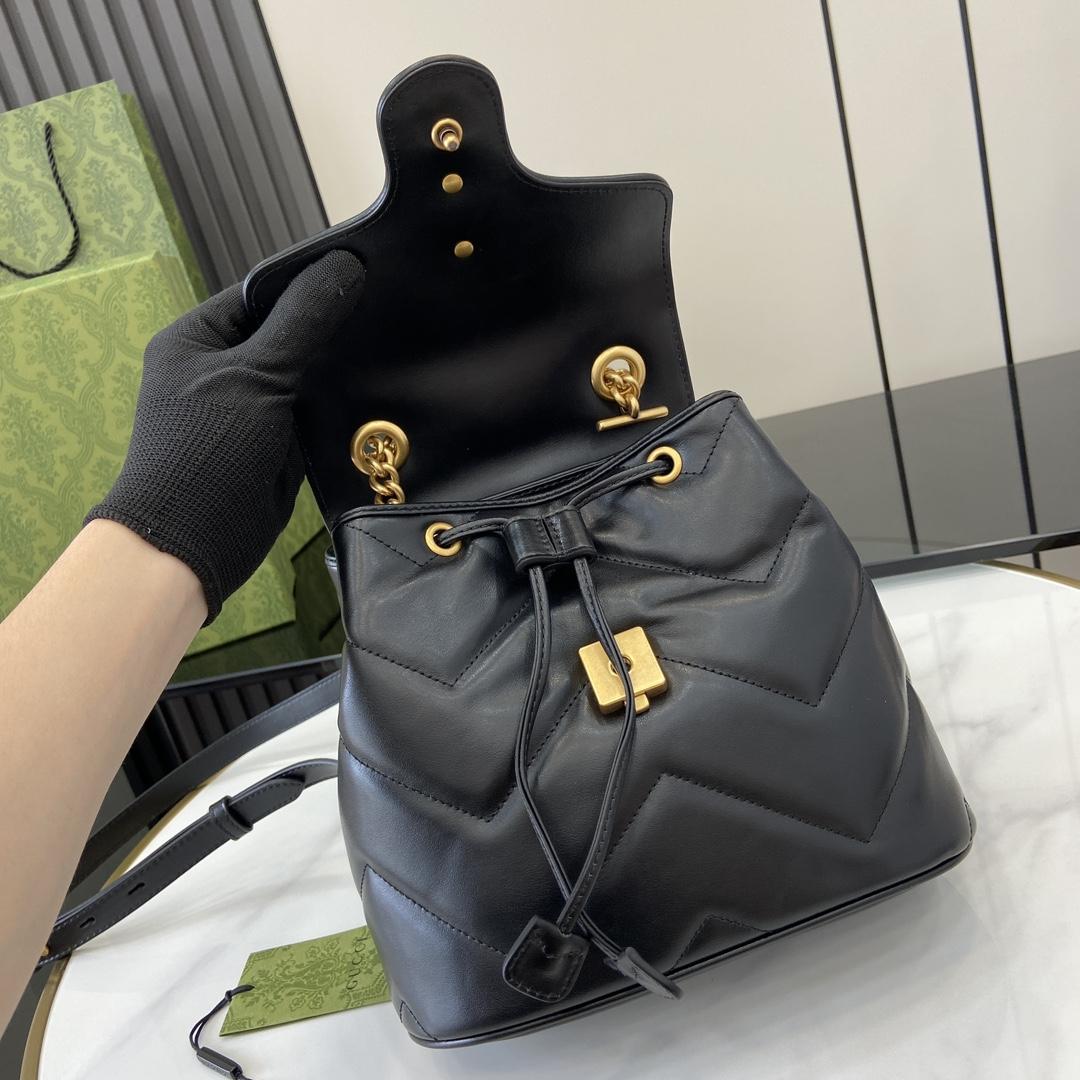 Gucci GG Marmont Mini Backpack - DopestKickz