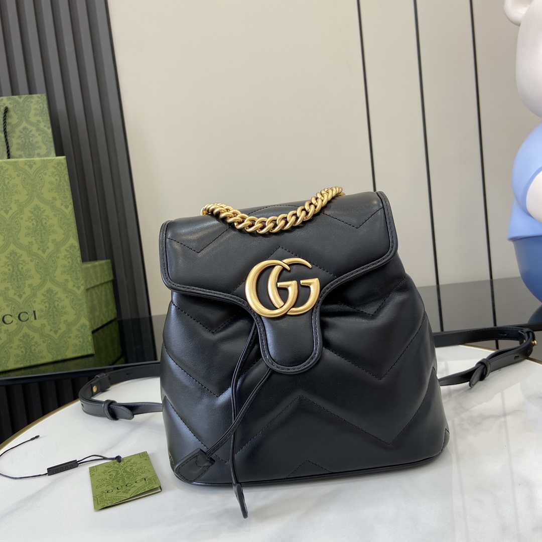 Gucci GG Marmont Mini Backpack - DopestKickz