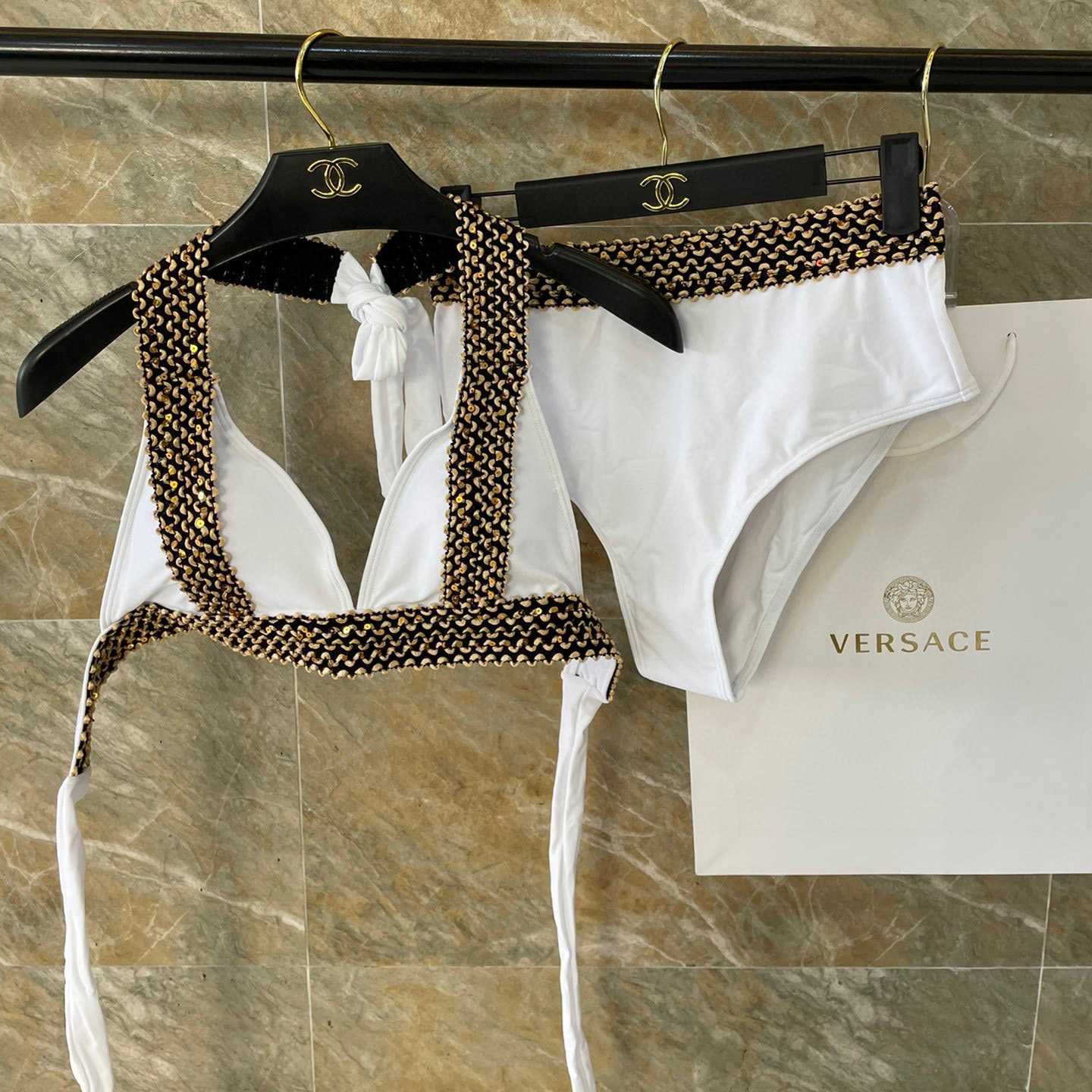 Versace Two-Piece Swimsuit - DopestKickz