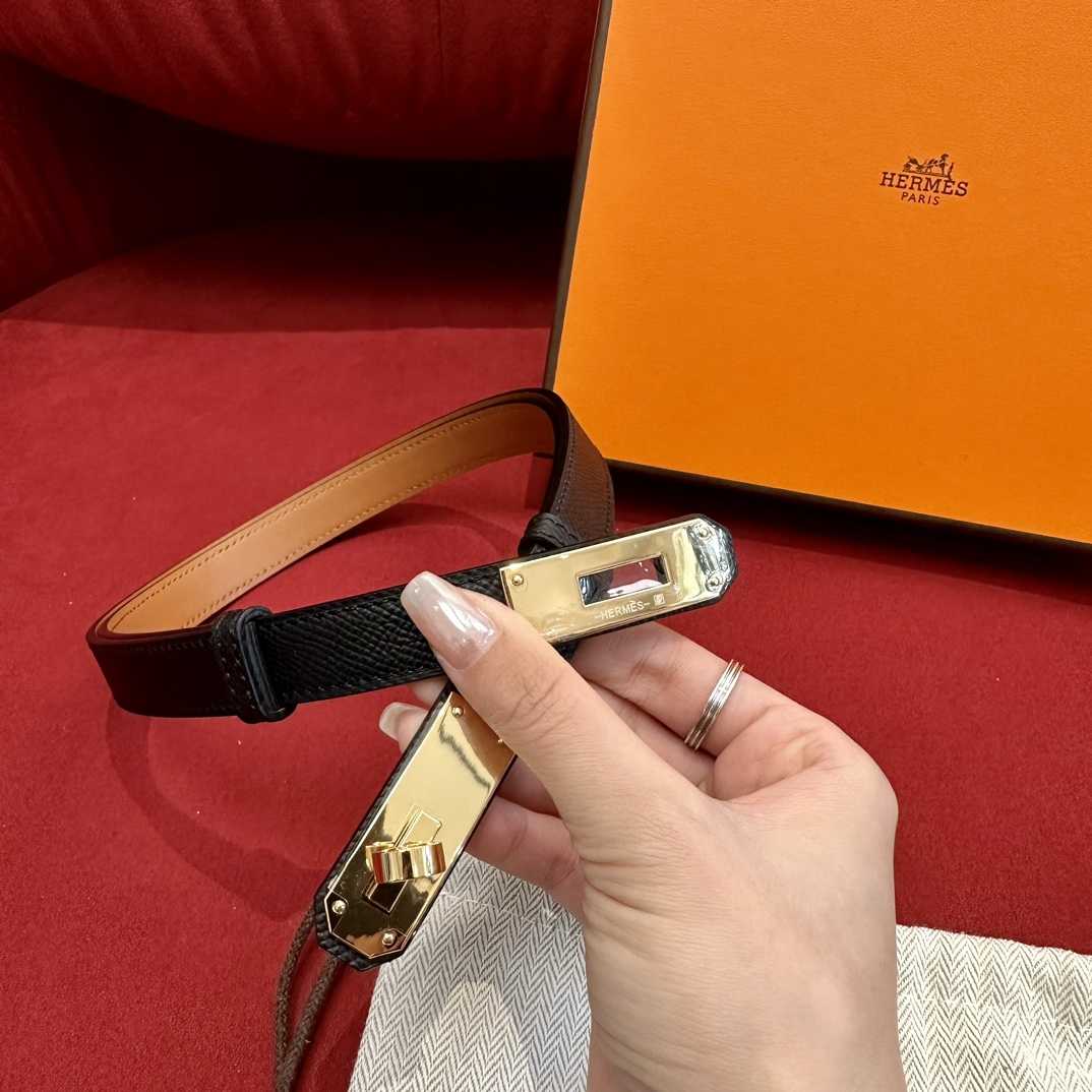 Hermes Authenticated Kelly Belt Leather - DopestKickz