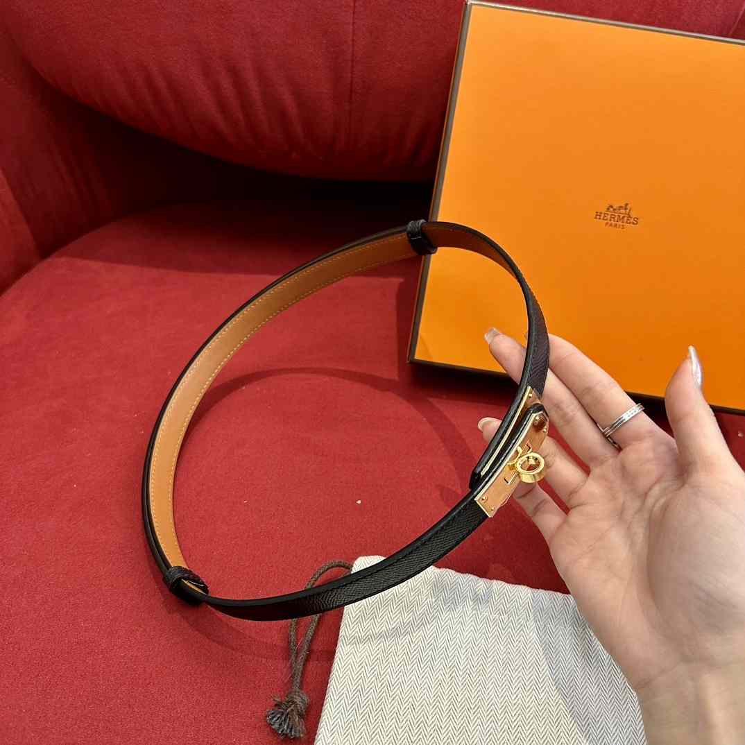Hermes Authenticated Kelly Belt Leather - DopestKickz