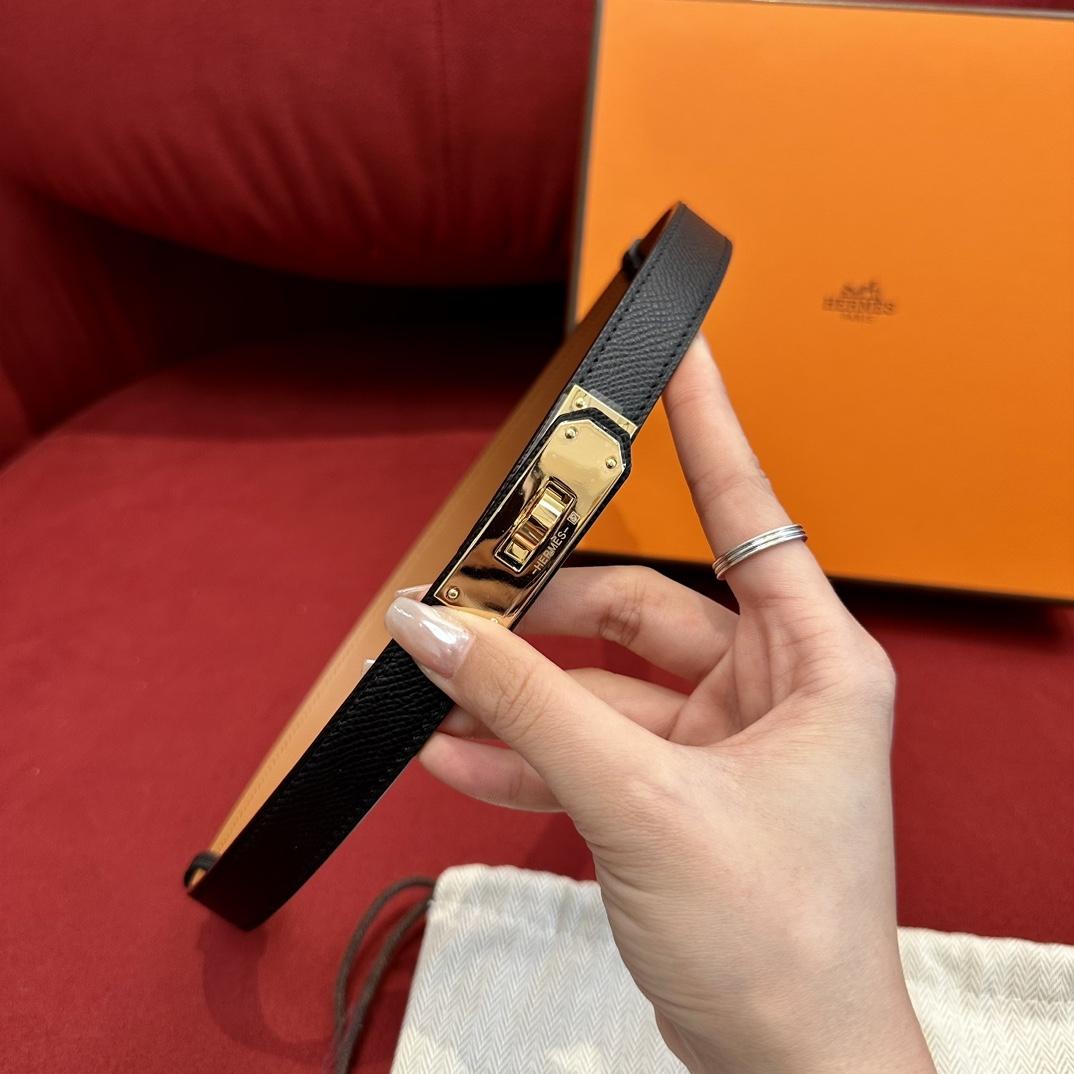 Hermes Authenticated Kelly Belt Leather - DopestKickz