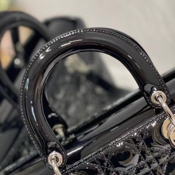 Dior Lady Dior Large Top Handle Bag  (32-25-11cm) - DopestKickz