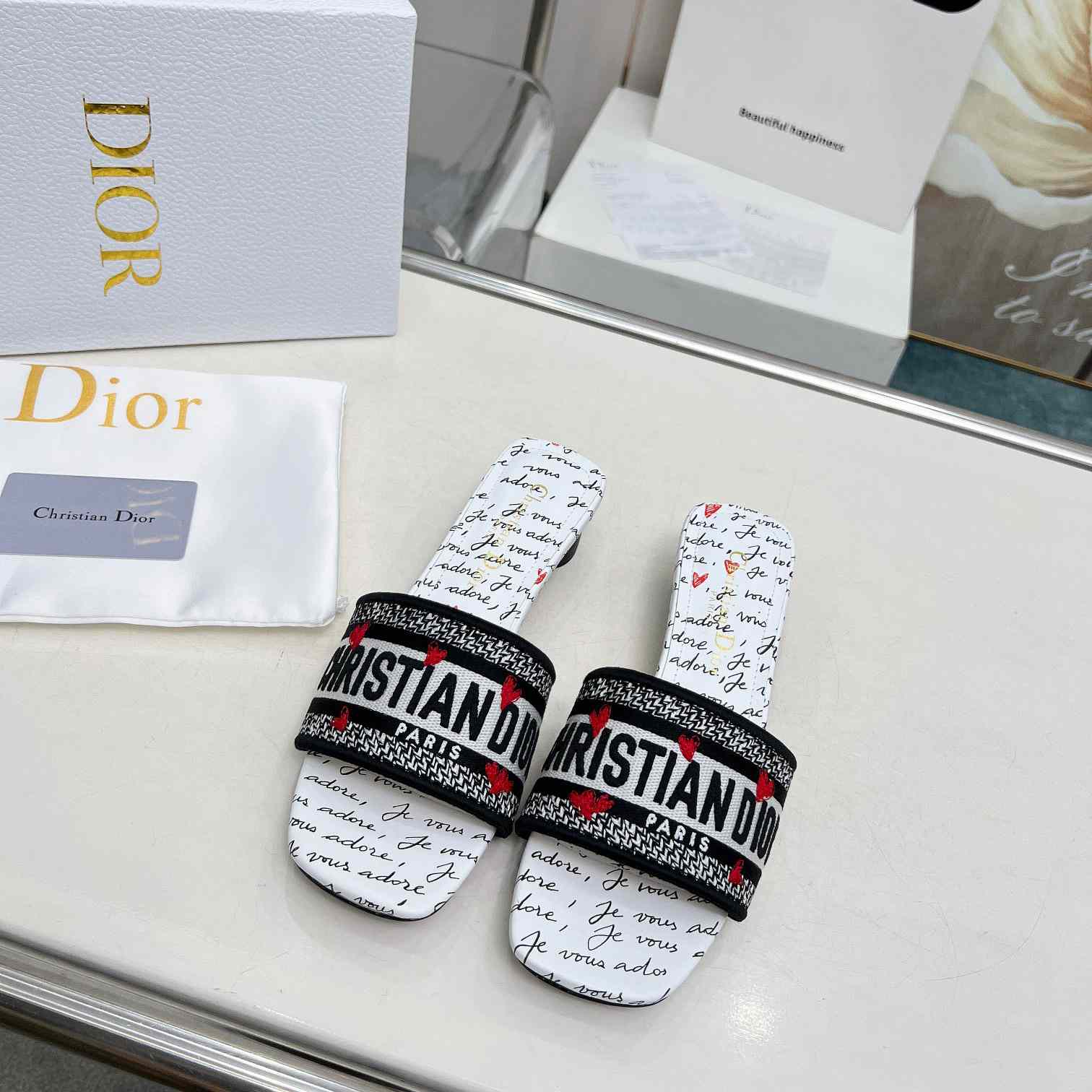 Dior Dway Heeled Slide - DopestKickz